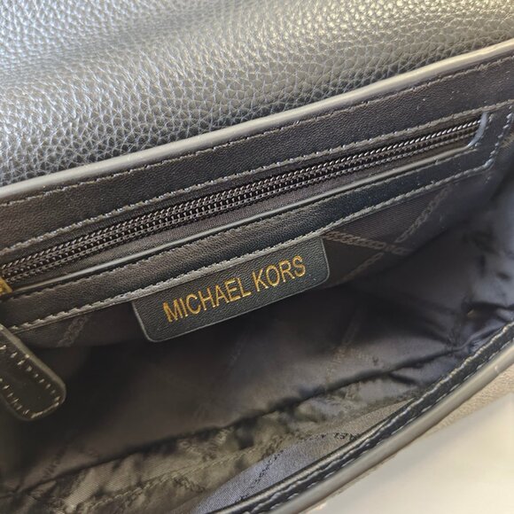 Navy Blue Michael Kors Fleur Ladies Crossbody Underarm Bag - Picture 9 of 10